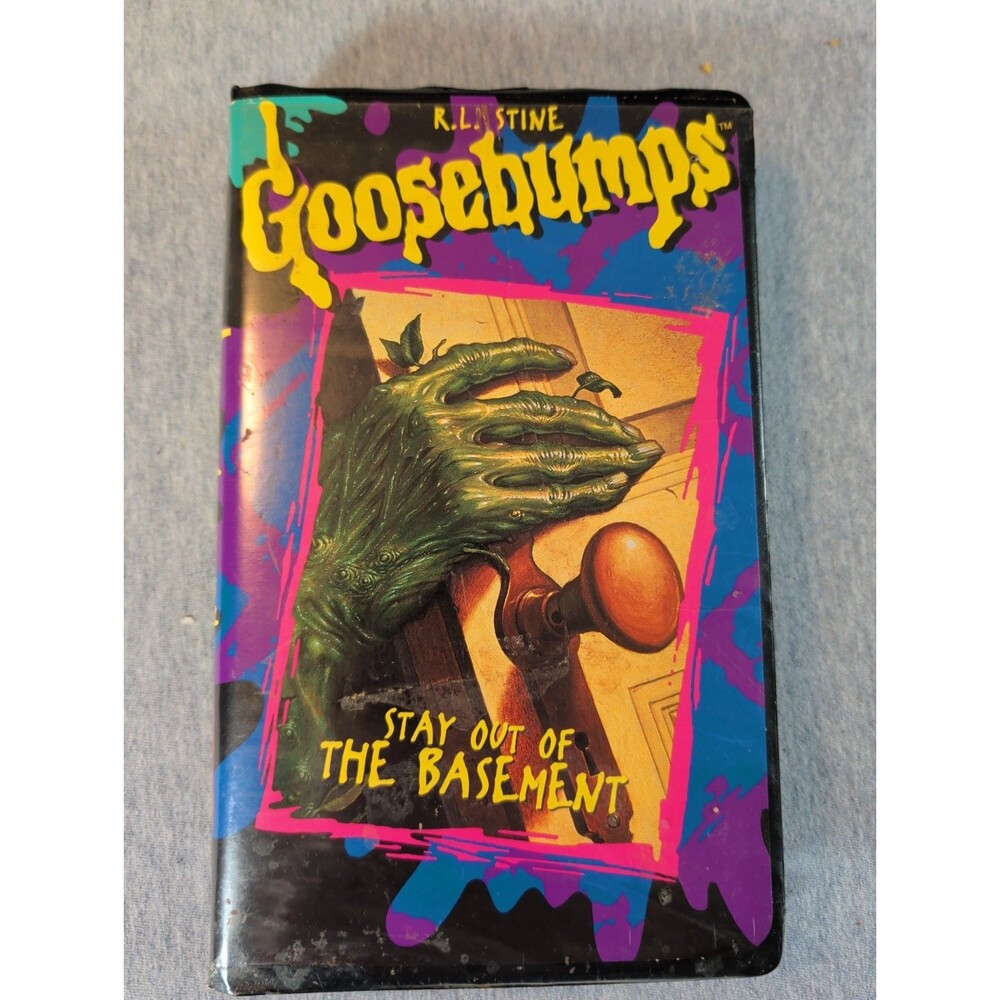 Goosebumps R.L. Stine Stay Out Of The Basement VHS 1996 Tape Untested